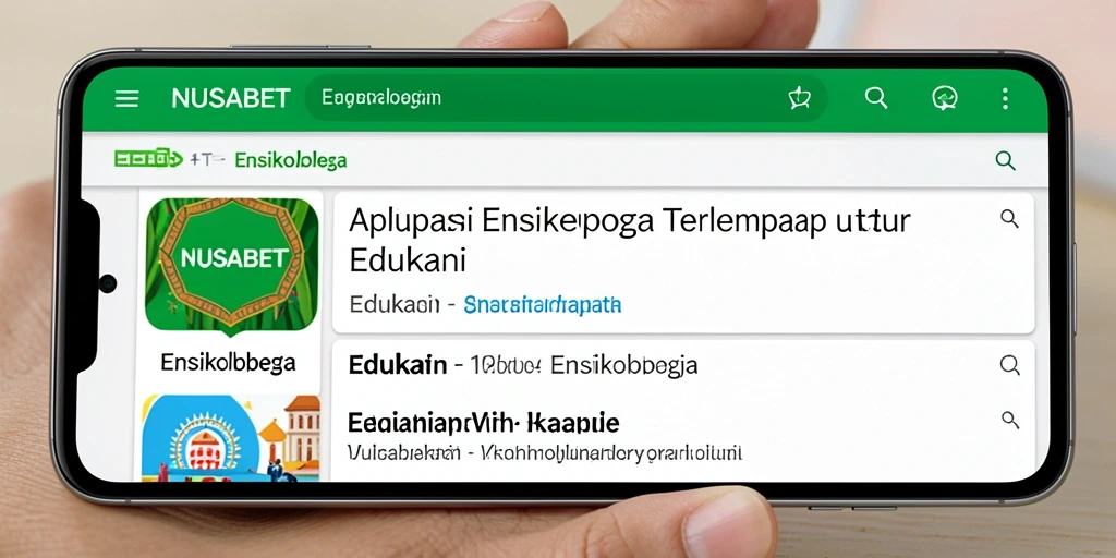 Tampilan antarmuka aplikasi NUSABET yang menarik dan informatif.