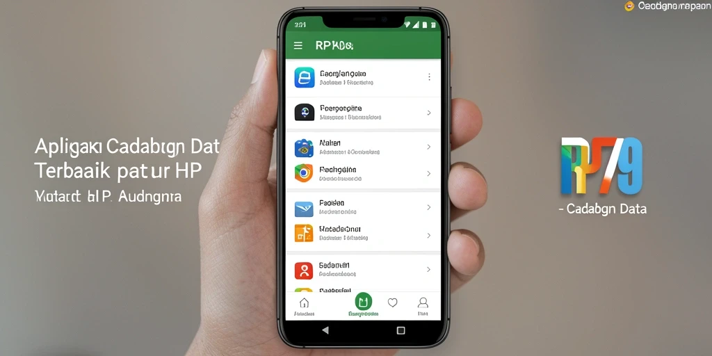 Antarmuka pengguna RP79 yang intuitif dan mudah digunakan.